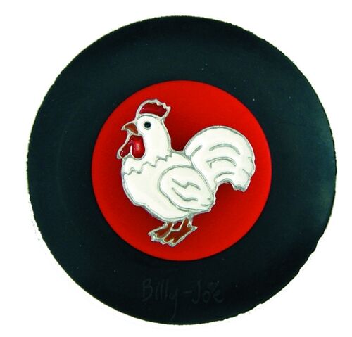 Enam Red Plate Kitchen Stop. Rooster